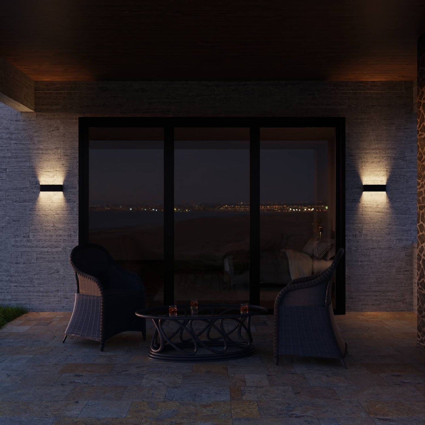 Avenis | Modern Wall Sconce Lighting in White and Gold
