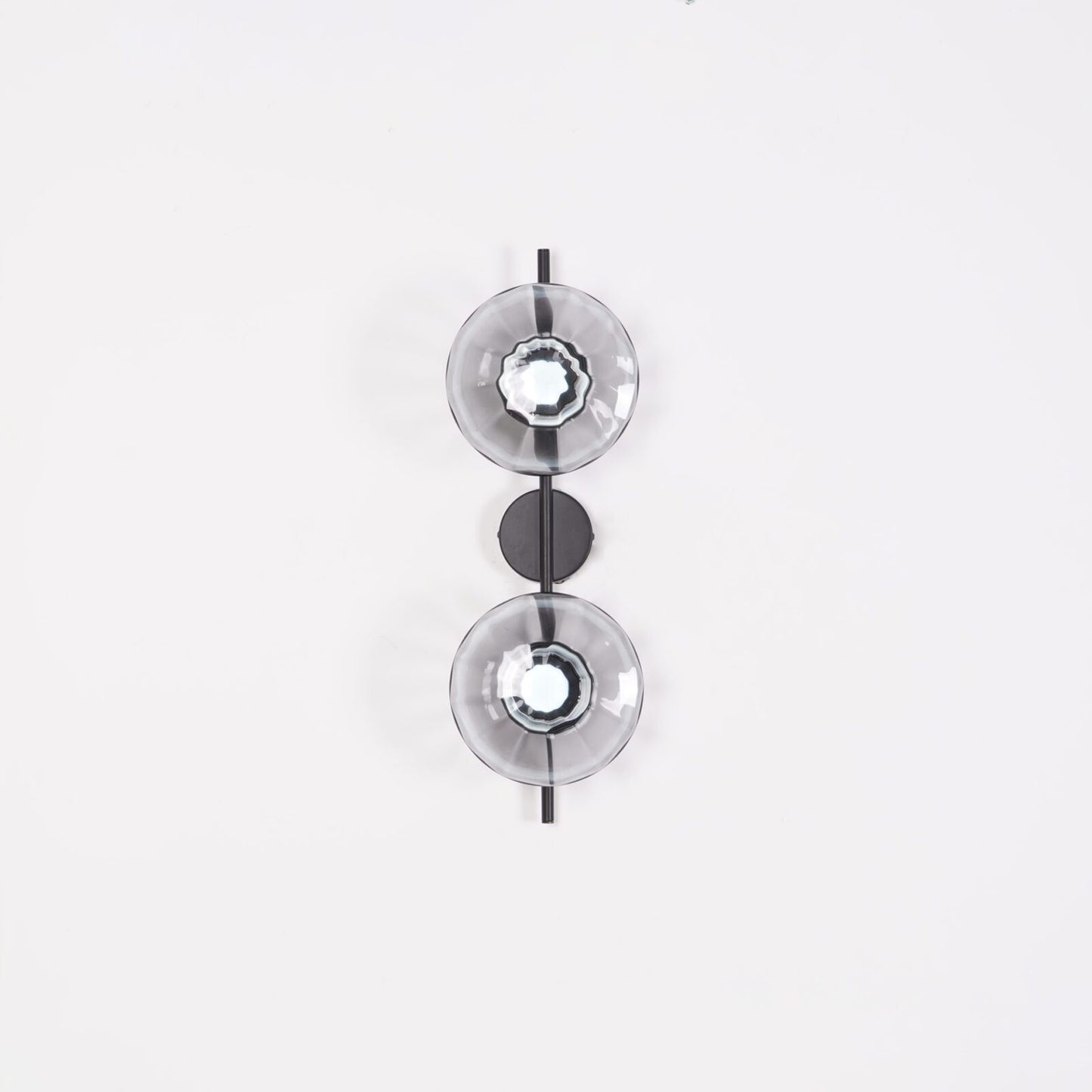 Nordic Round Glass Wave Wall Light | 20cm 38cm 65cm 95cm | 5W Warm LED