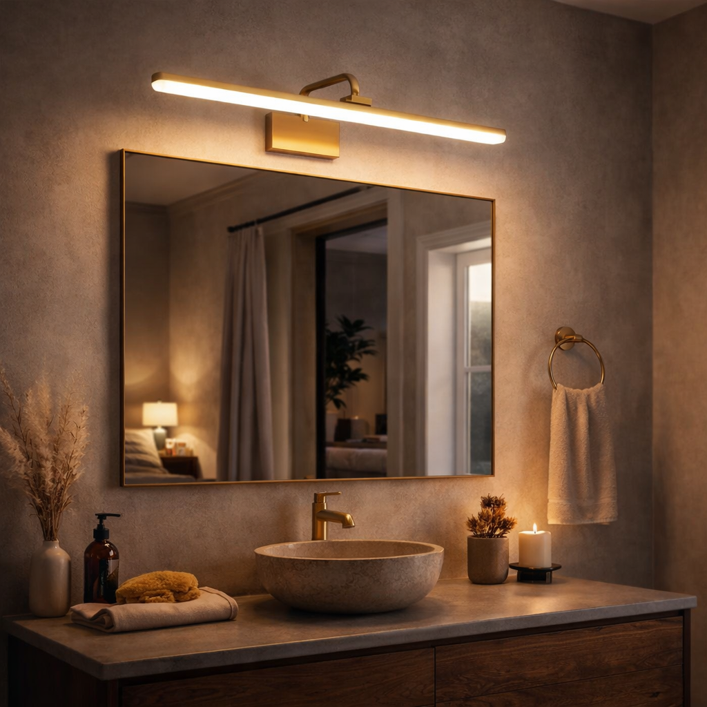 Vanity Light Gold Integrated LED | 3 Color Temps | 9W 14W 16W | 220-240V Metal