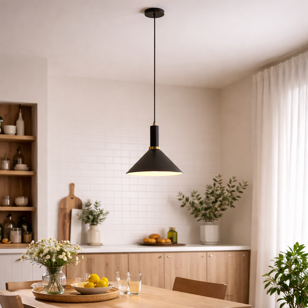 Pastel Rainbow Pendant Light | 12 Inch Diameter | E26 120V Metal Glass