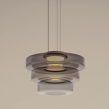 Glass Pendant Lamp | Bauhaus Style Hanging Light