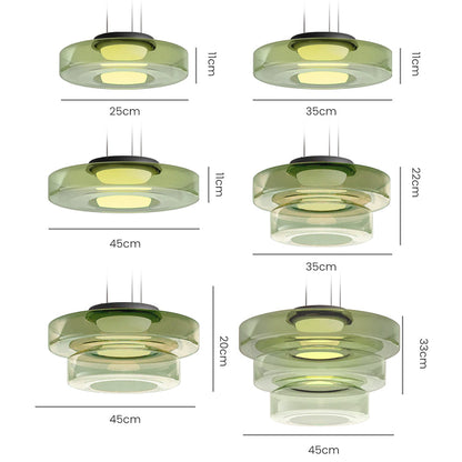 Glass Pendant Lamp | Bauhaus Style Hanging Light