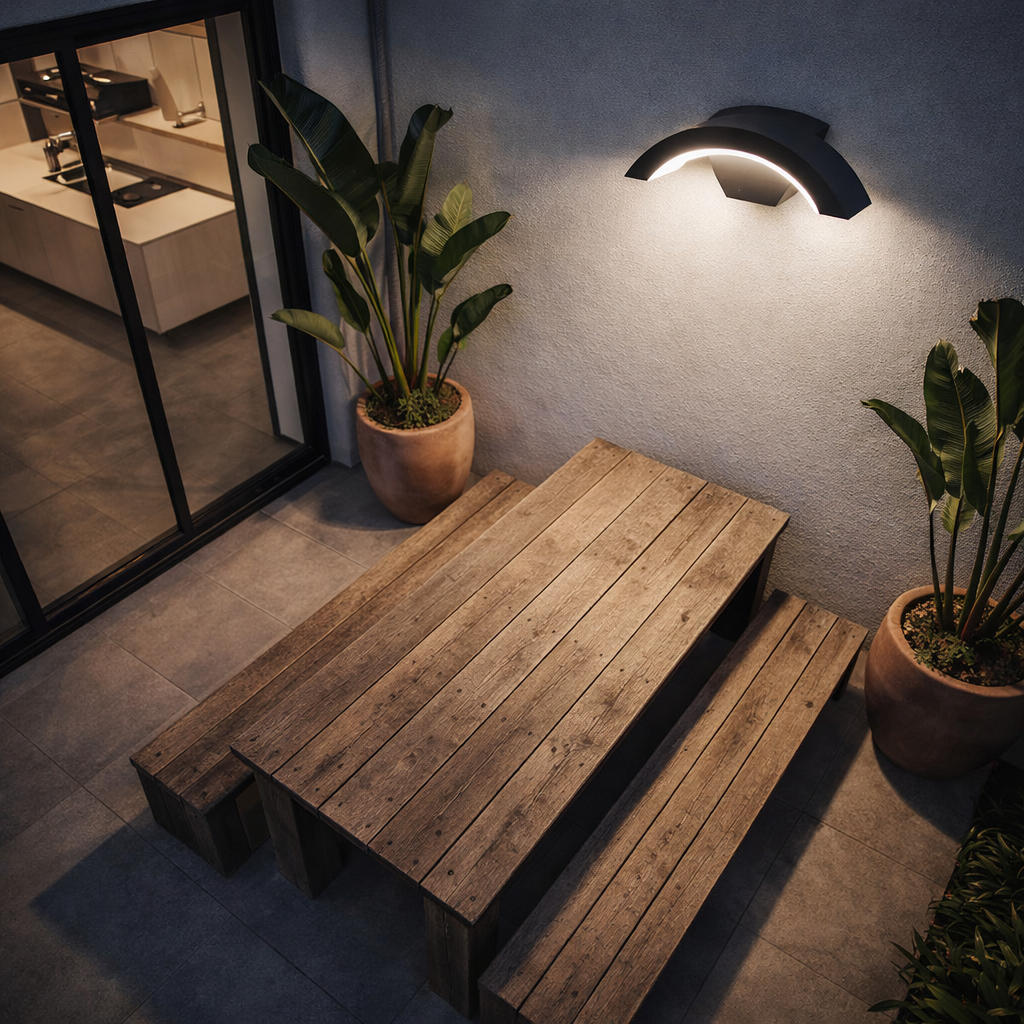 Outdoor Wall Light Modern IP65 Waterproof | 10 x 27 cm | 240V Aluminum LED