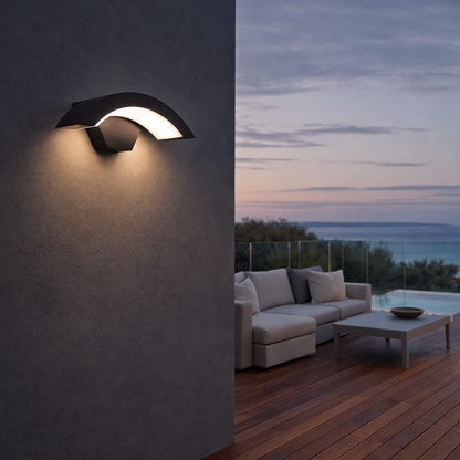 Outdoor Wall Light Modern IP65 Waterproof | 10 x 27 cm | 240V Aluminum LED
