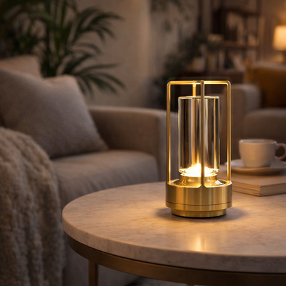 Portable Touch Dimmable Table Lamp | 17.5cm Height | 3000K 4500K 6000K LED