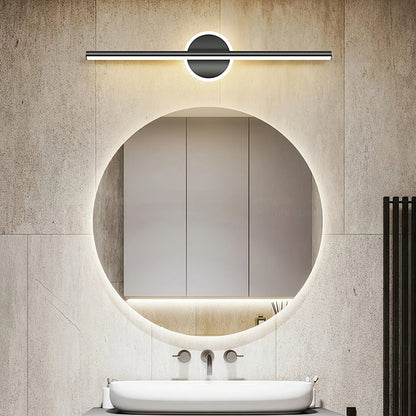Luxe LED Mirror Wall Light | Minimalist Black & Gold Wall Lamp