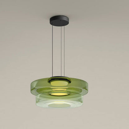 Glass Pendant Lamp | Bauhaus Style Hanging Light