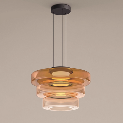 Glass Pendant Lamp | Bauhaus Style Hanging Light