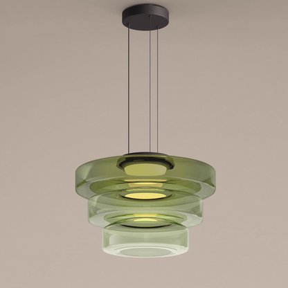 Glass Pendant Lamp | Bauhaus Style Hanging Light