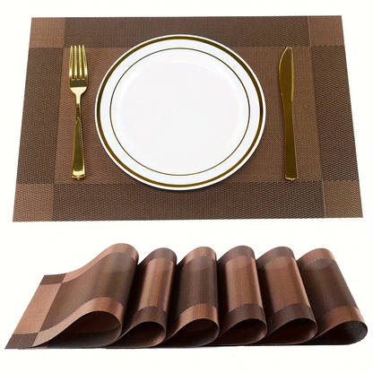 PlaciMat | Heat-Resistant PVC Placemats | Washable & Non-Slip Table Mats