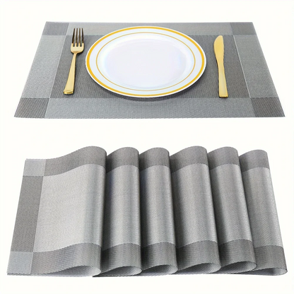 PlaciMat | Heat-Resistant PVC Placemats | Washable & Non-Slip Table Mats