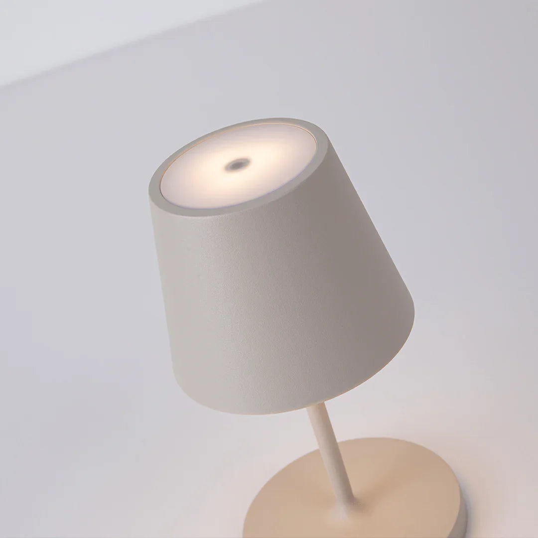 LED Table Lamp Rechargeable Weatherproof | 21cm | Touch Dimming 2700K Warm