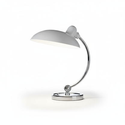 ScandiArc Table Lamp | Bauhaus-Inspired Curved Metal Design
