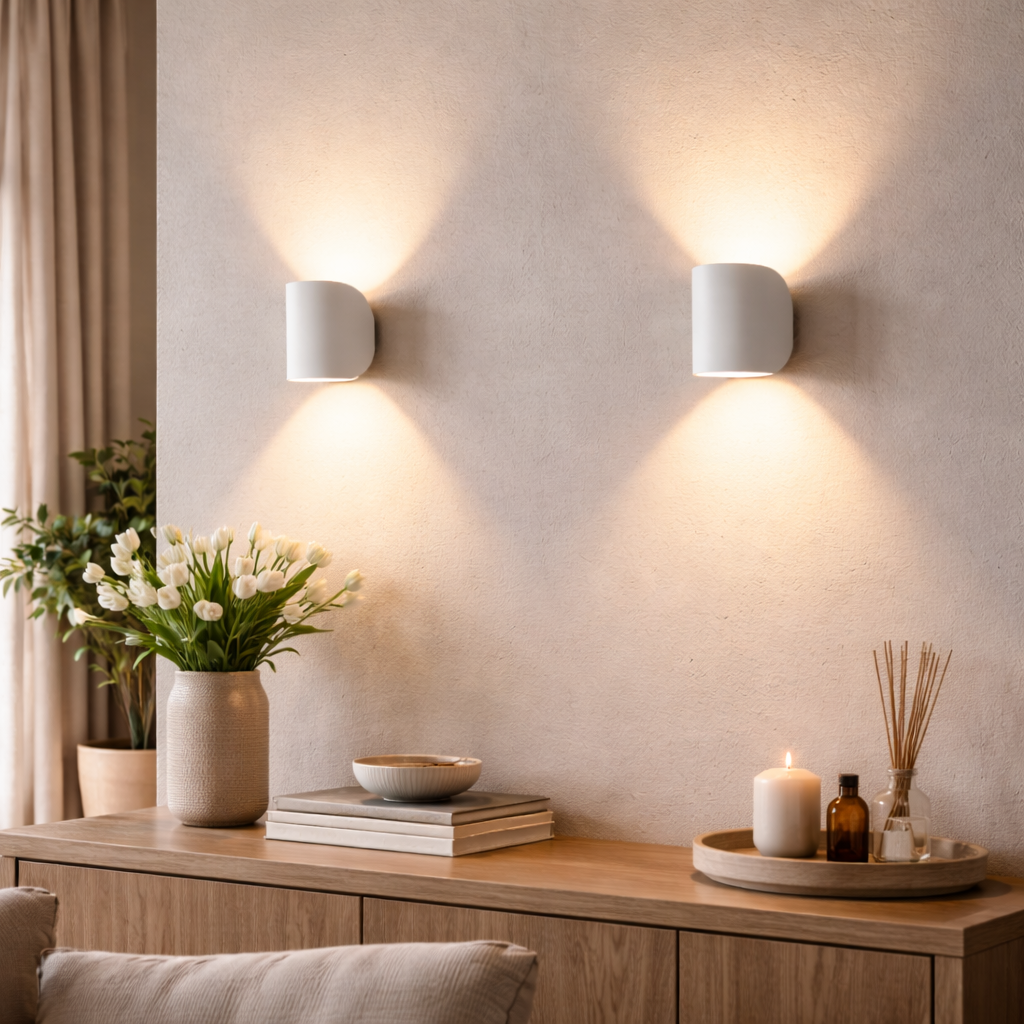 Adjustable LED Wall Light | 16.5cm Height | 3000K Warm Up Down Beam 6W