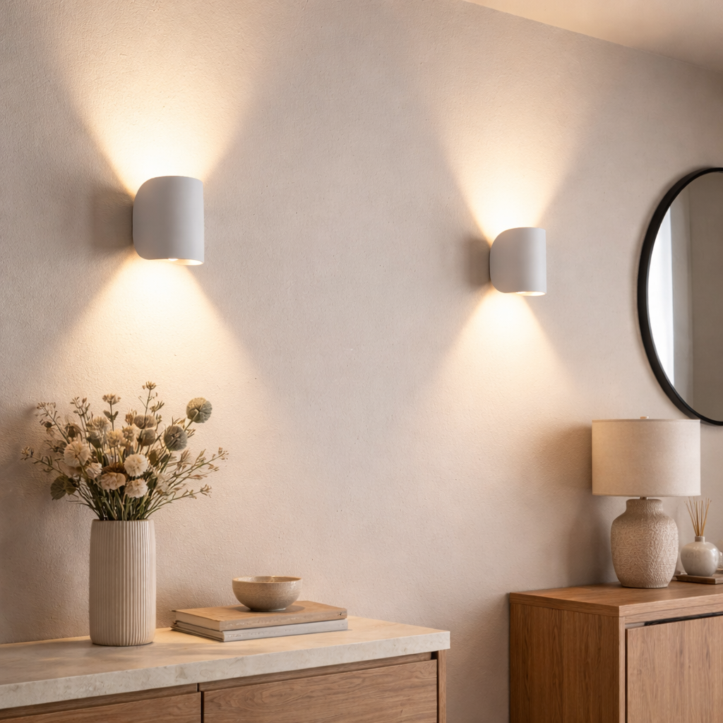 Adjustable LED Wall Light | 16.5cm Height | 3000K Warm Up Down Beam 6W