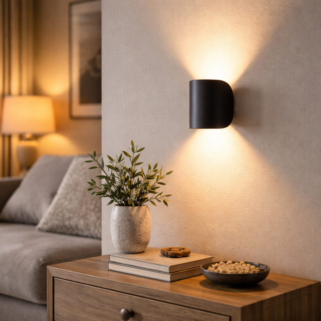 Adjustable LED Wall Light | 16.5cm Height | 3000K Warm Up Down Beam 6W