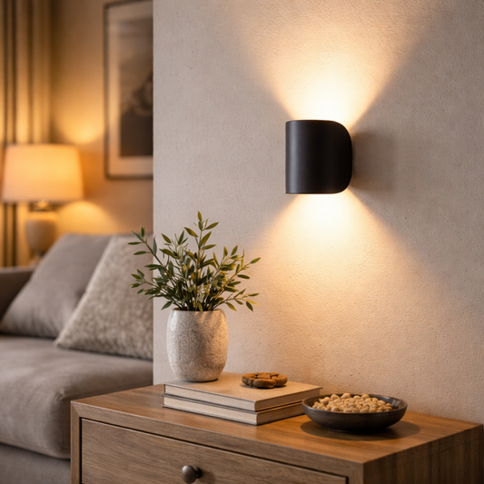 Adjustable LED Wall Light | 16.5cm Height | 3000K Warm Up Down Beam 6W
