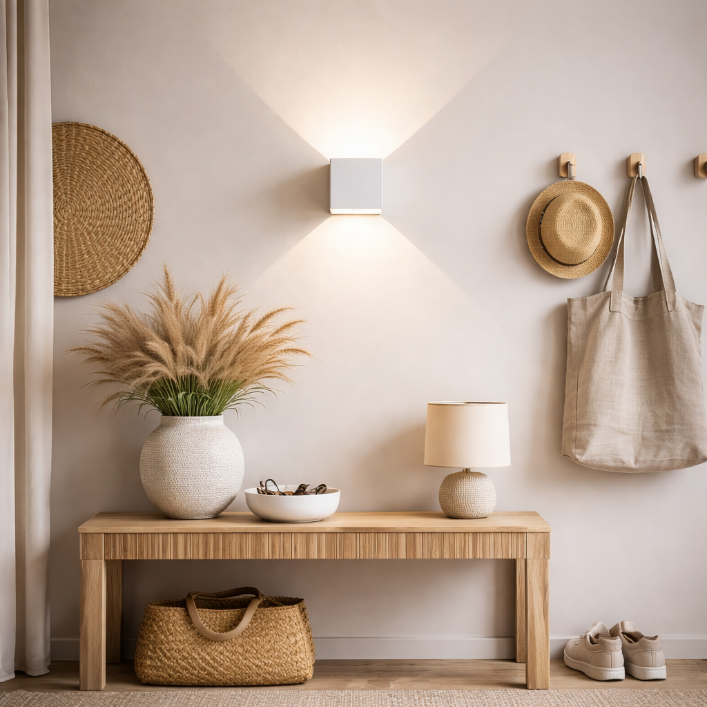Adjustable LED Wall Light | 4-Way Flap Pattern | 10cm | Indoor & Outdoor