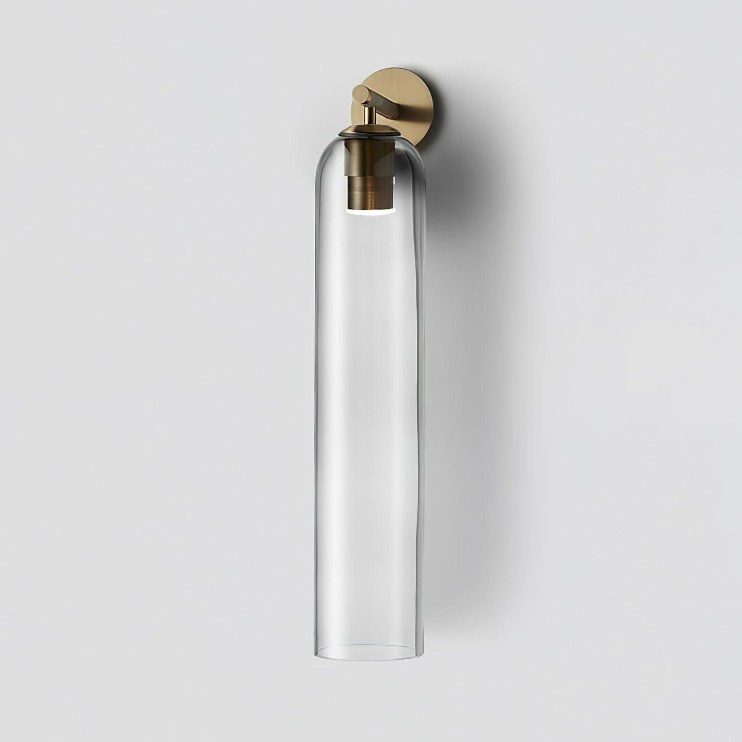 Art Glass Sconce Modern Wall Light | 12 x 6 x 4 Inch | E26 60W Max Brass