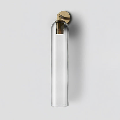 Art Glass Sconce Modern Wall Light | 12 x 6 x 4 Inch | E26 60W Max Brass