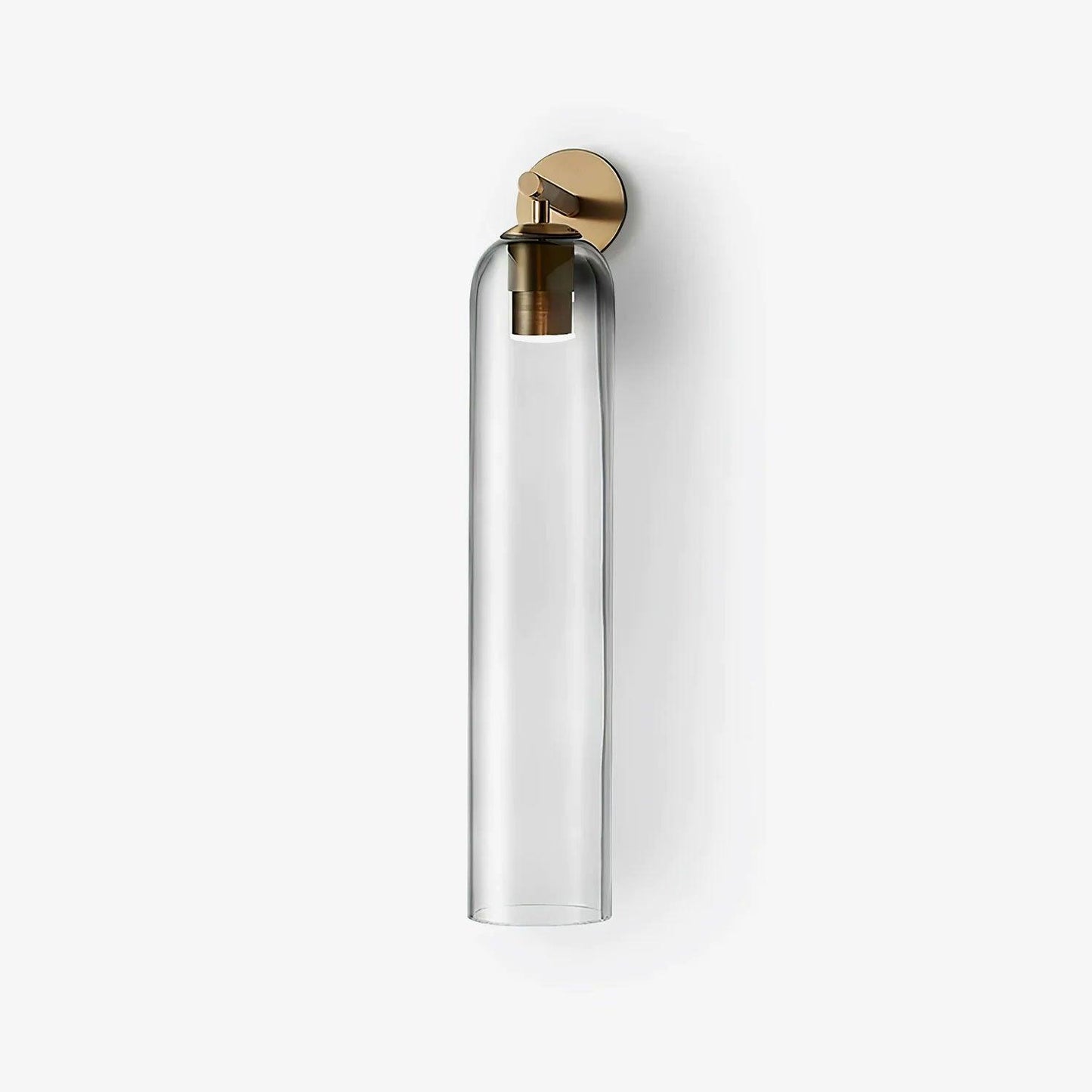 Art Glass Sconce Modern Wall Light | 12 x 6 x 4 Inch | E26 60W Max Brass