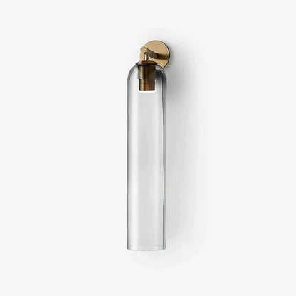 Art Glass Sconce Modern Wall Light | 12 x 6 x 4 Inch | E26 60W Max Brass
