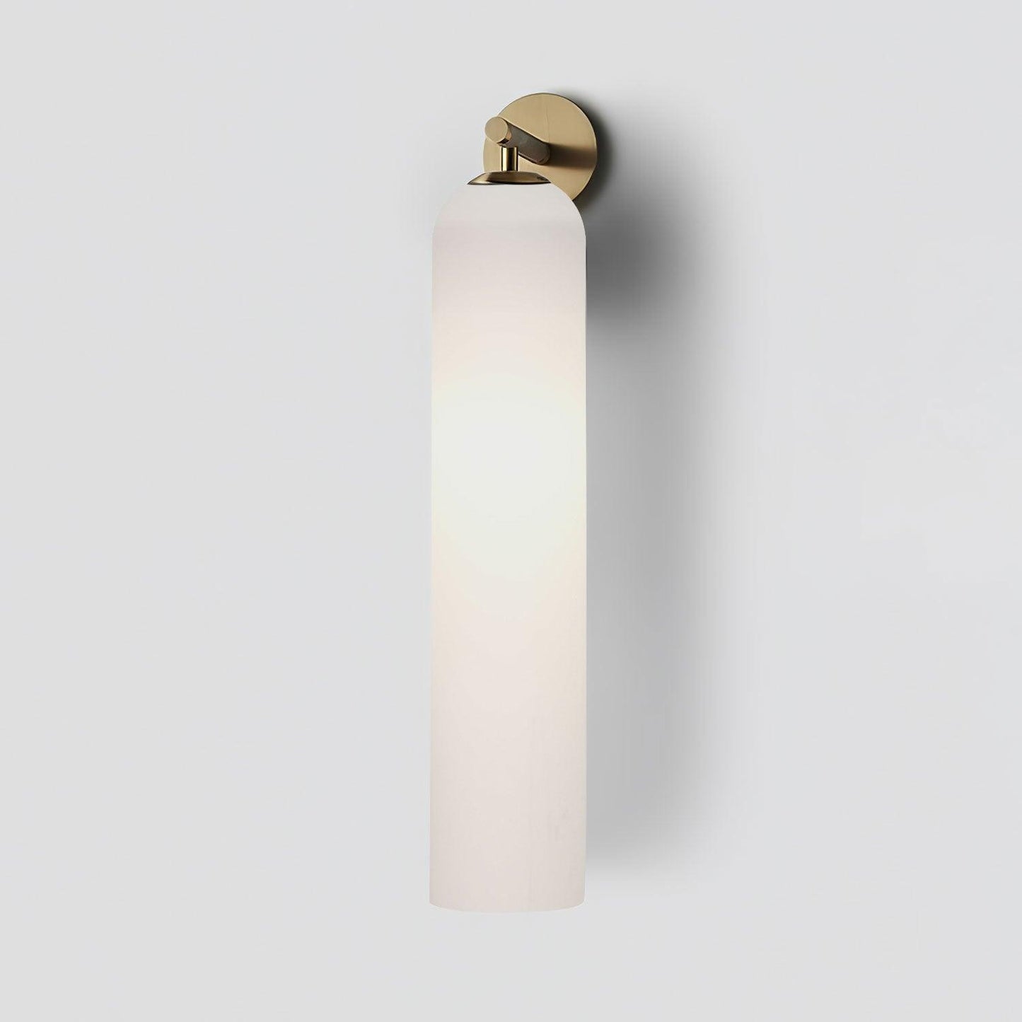 Art Glass Sconce Modern Wall Light | 12 x 6 x 4 Inch | E26 60W Max Brass