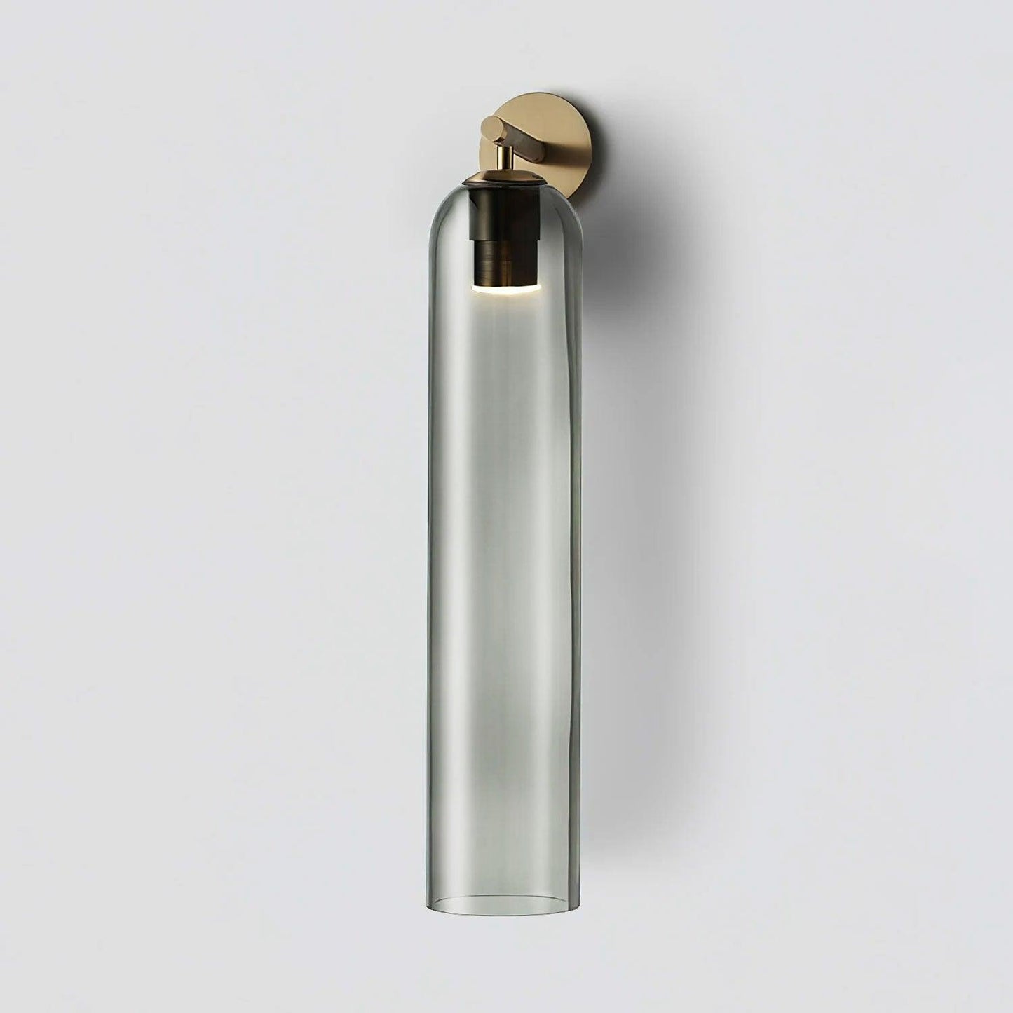 Art Glass Sconce Modern Wall Light | 12 x 6 x 4 Inch | E26 60W Max Brass