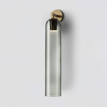 Art Glass Sconce Modern Wall Light | 12 x 6 x 4 Inch | E26 60W Max Brass