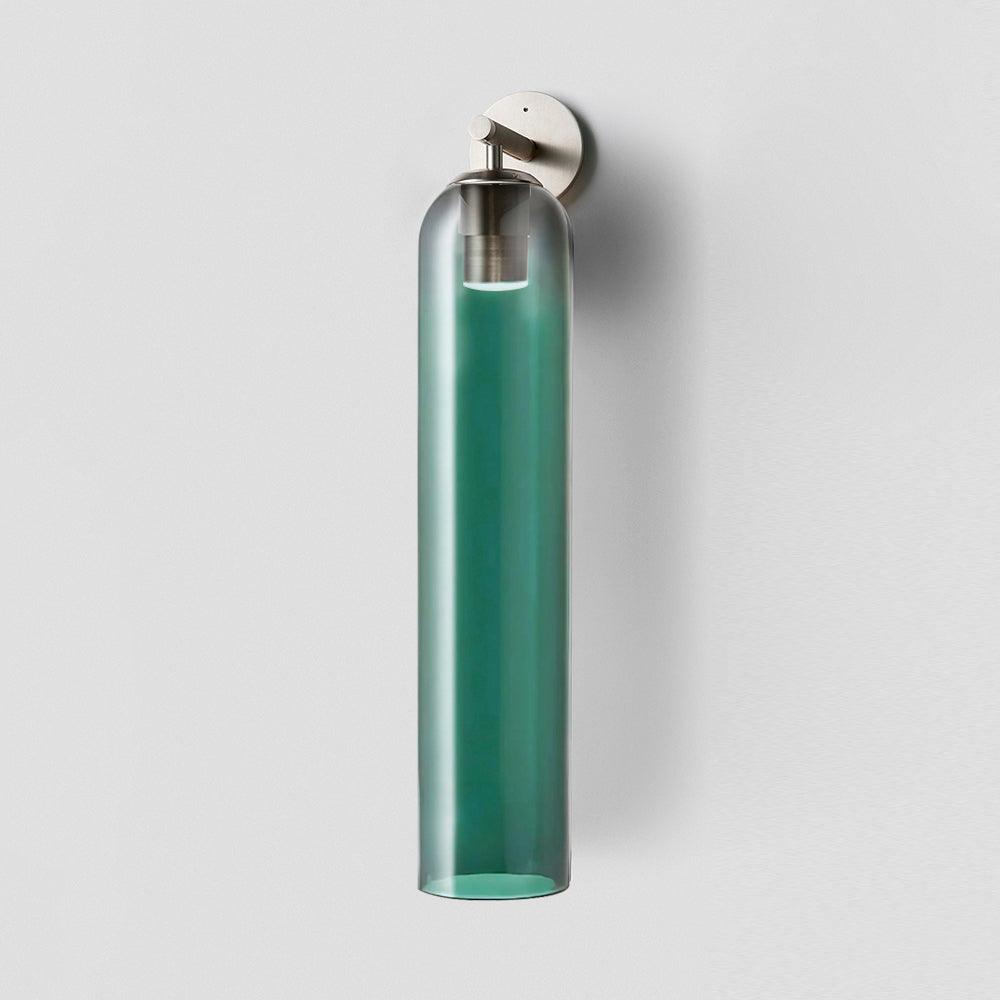 Art Glass Sconce Modern Wall Light | 12 x 6 x 4 Inch | E26 60W Max Brass