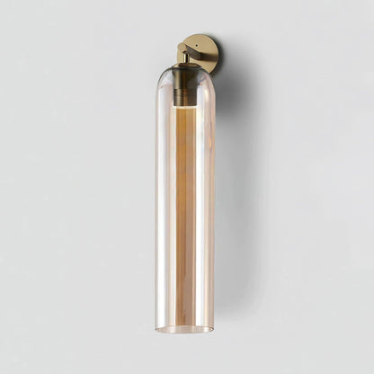 Art Glass Sconce Modern Wall Light | 12 x 6 x 4 Inch | E26 60W Max Brass
