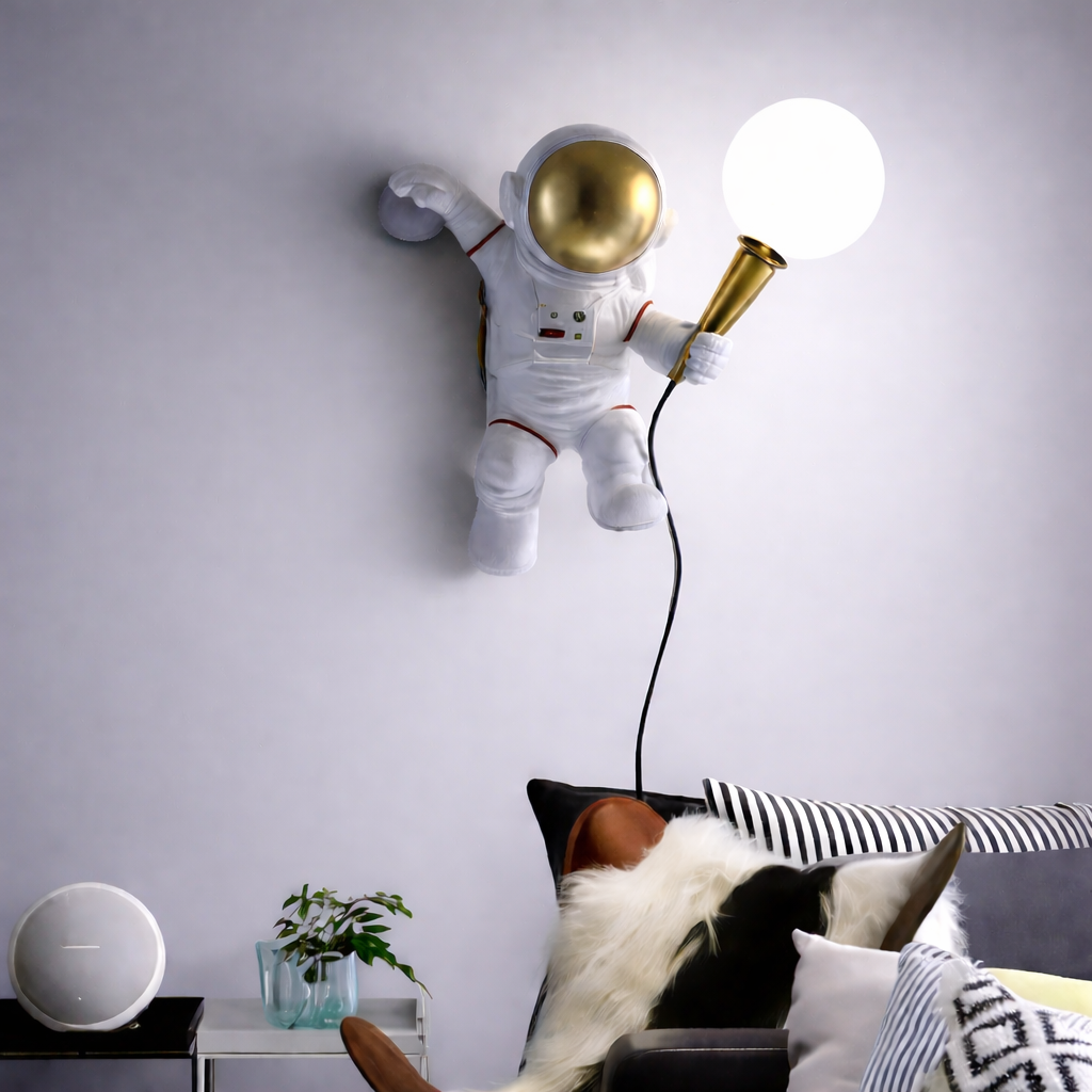Astronaut LED Wall Light & Table Lamp | 3D Design | Dimmable Touch | 240V