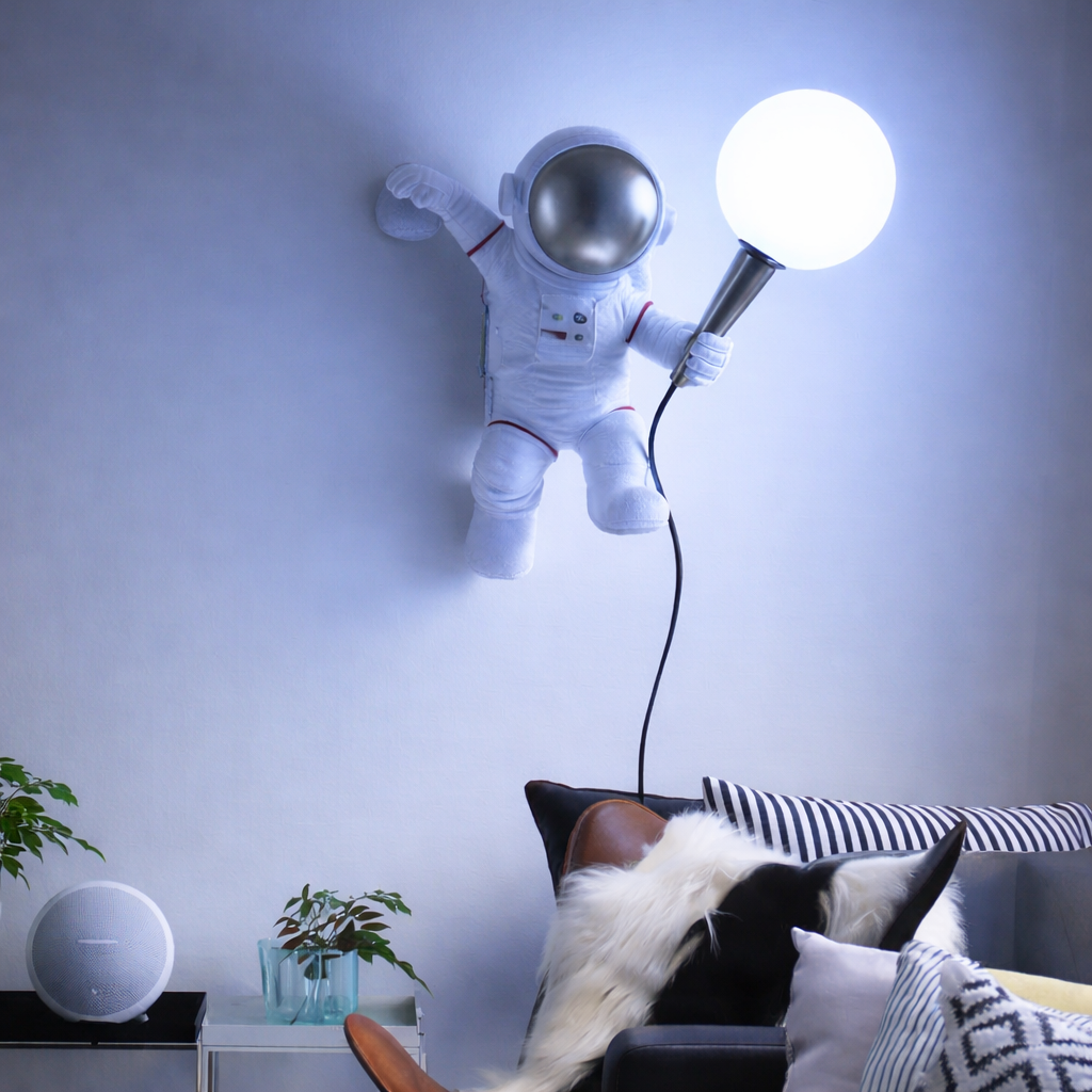Astronaut LED Wall Light & Table Lamp | 3D Design | Dimmable Touch | 240V