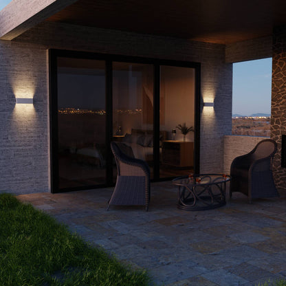 Avenis | Modern Wall Sconce Lighting in White and Gold