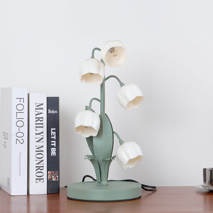 Bell Orchid Table Lamp | Elegant Floral Indoor Light