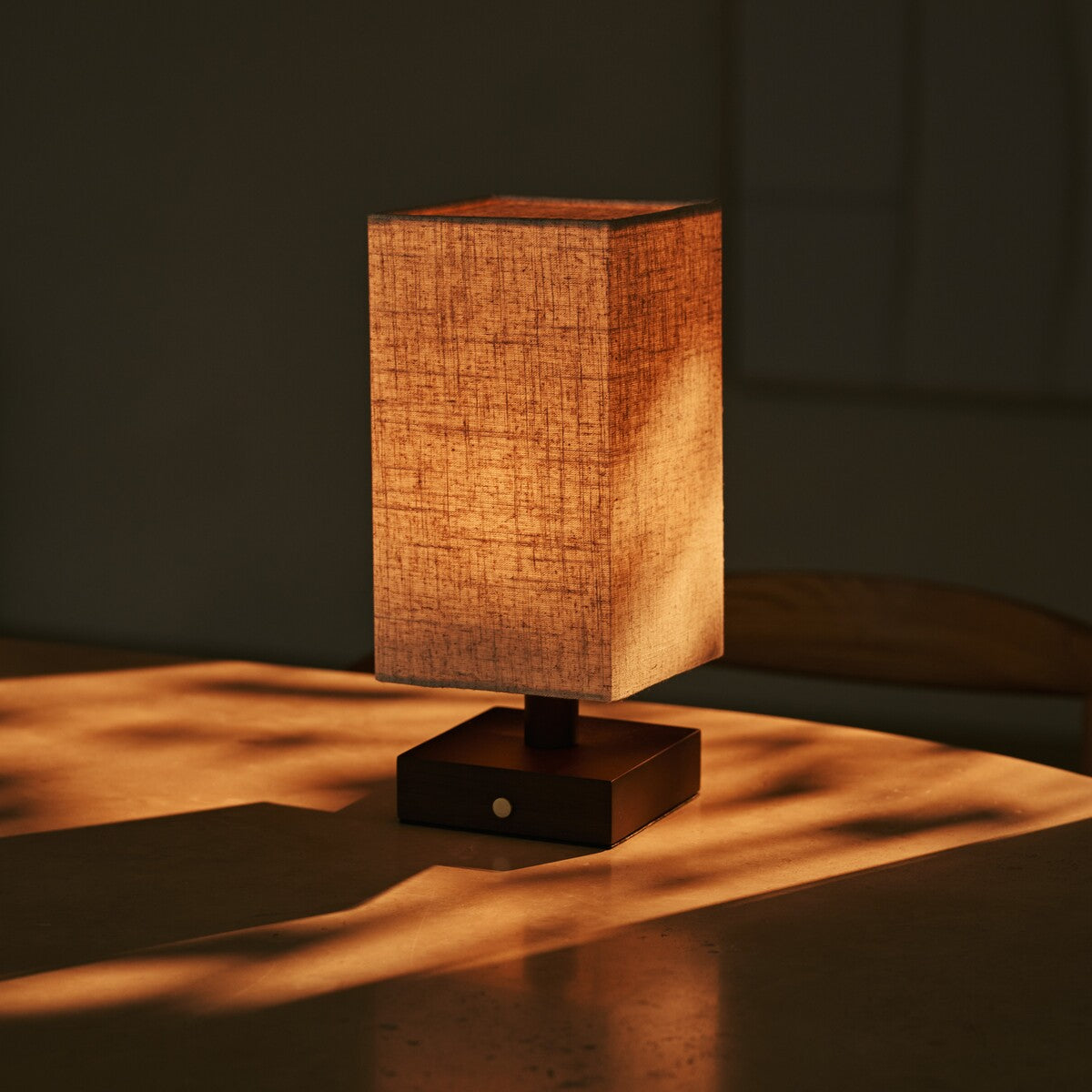 Bob Cordless Wooden Table Lamp | Dimmable Bedside Light