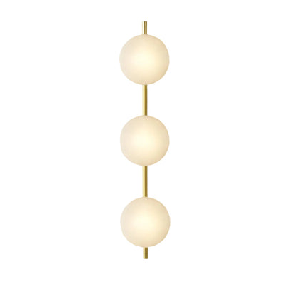 Nordic Round Glass Wave Wall Light | 20cm 38cm 65cm 95cm | 5W Warm LED
