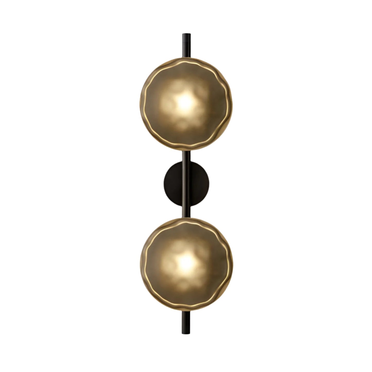 Nordic Round Glass Wave Wall Light | 20cm 38cm 65cm 95cm | 5W Warm LED