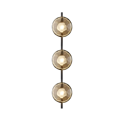 Nordic Round Glass Wave Wall Light | 20cm 38cm 65cm 95cm | 5W Warm LED