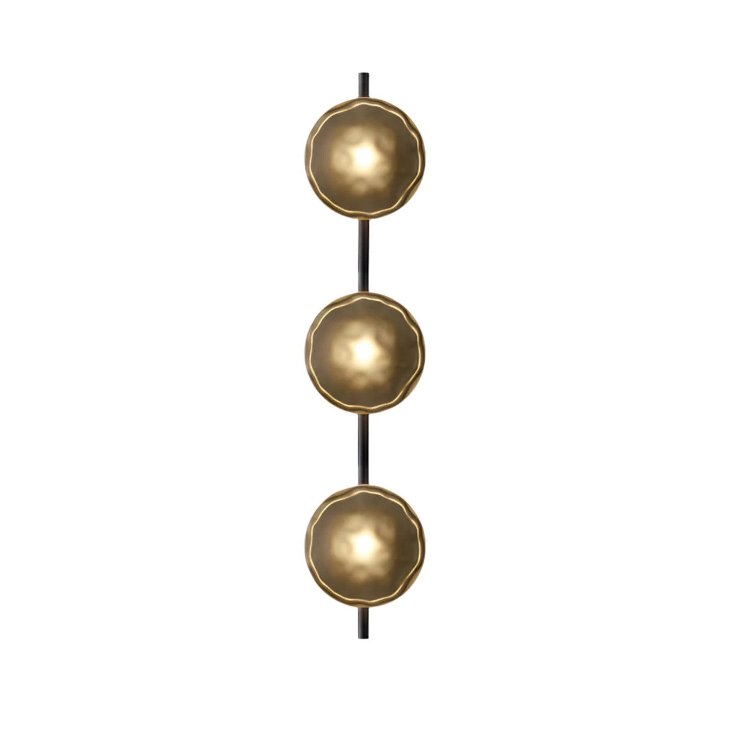 Nordic Round Glass Wave Wall Light | 20cm 38cm 65cm 95cm | 5W Warm LED