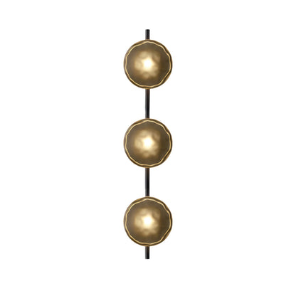 Nordic Round Glass Wave Wall Light | 20cm 38cm 65cm 95cm | 5W Warm LED