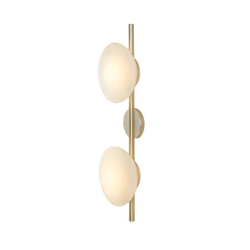 Nordic Round Glass Wave Wall Light | 20cm 38cm 65cm 95cm | 5W Warm LED