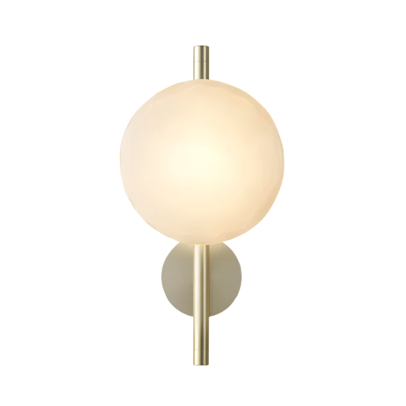 Nordic Round Glass Wave Wall Light | 20cm 38cm 65cm 95cm | 5W Warm LED