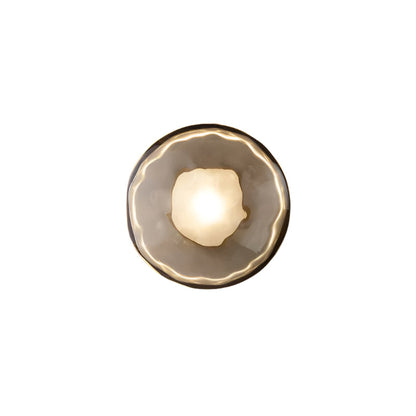 Nordic Round Glass Wave Wall Light | 20cm 38cm 65cm 95cm | 5W Warm LED