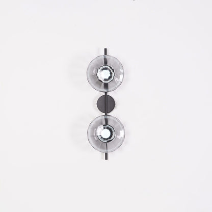 Nordic Round Glass Wave Wall Light | 20cm 38cm 65cm 95cm | 5W Warm LED