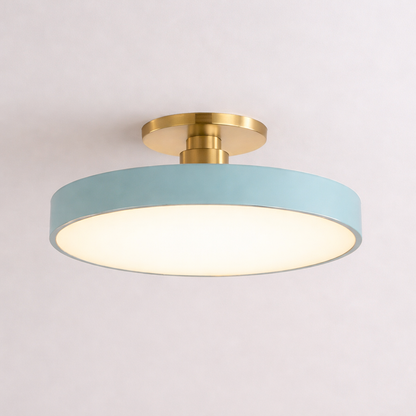 Modern Circular LED Ceiling Flush Mount | 12 to 24 Inch | 48W 7680 Lumens