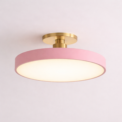 Modern Circular LED Ceiling Flush Mount | 12 to 24 Inch | 48W 7680 Lumens