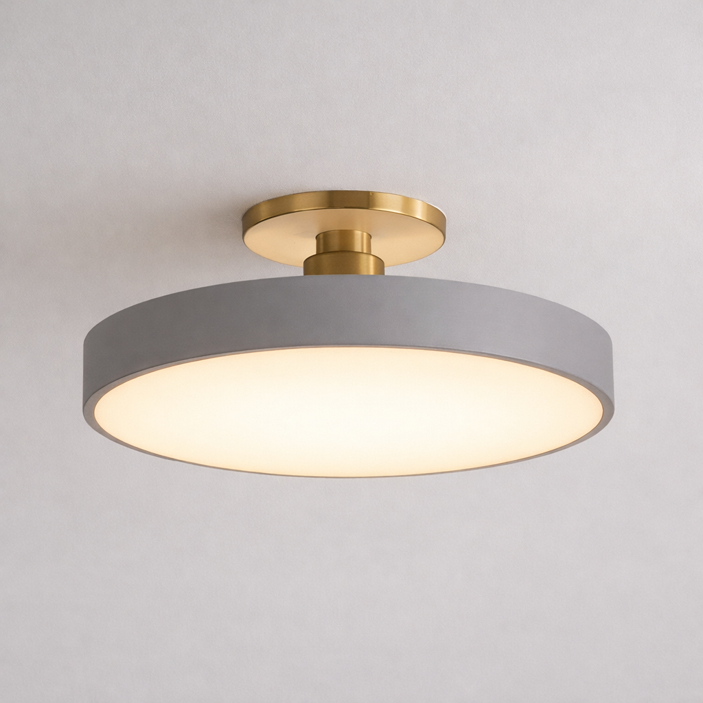 Modern Circular LED Ceiling Flush Mount | 12 to 24 Inch | 48W 7680 Lumens