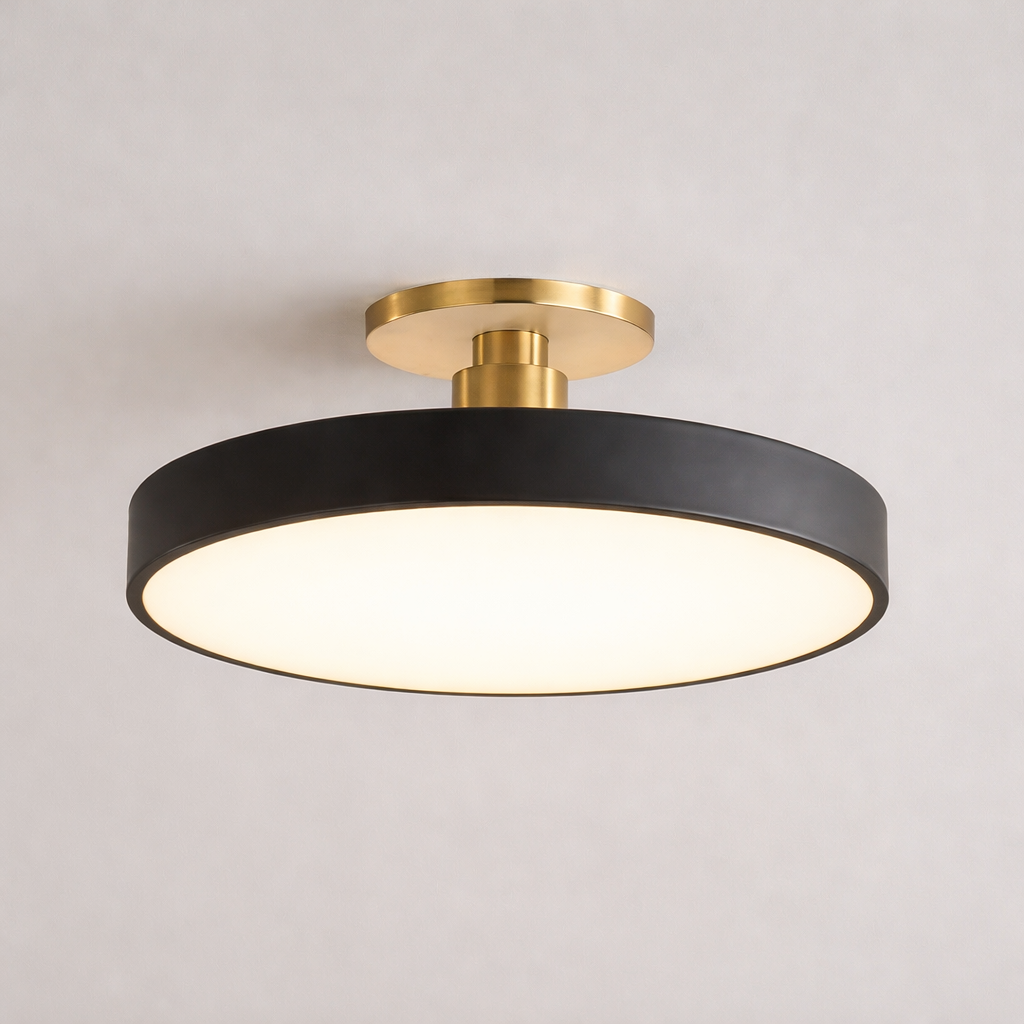 Modern Circular LED Ceiling Flush Mount | 12 to 24 Inch | 48W 7680 Lumens