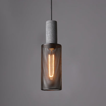 Urban Concrete Pendant Light | Industrial LED Hanging Lamp